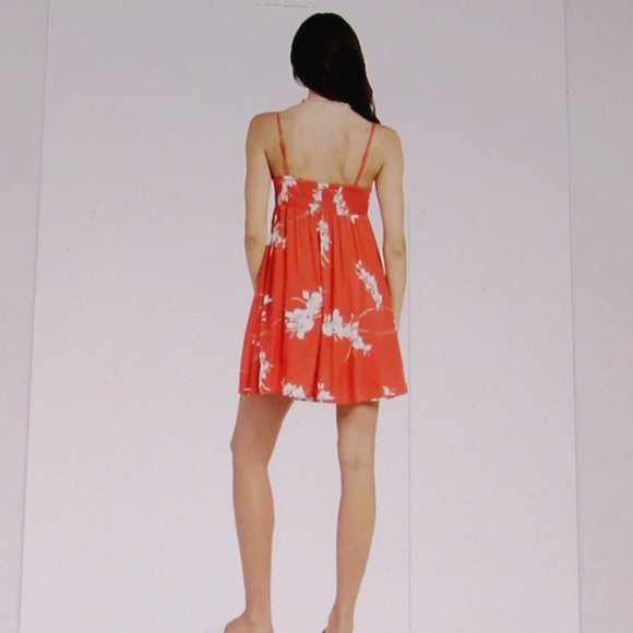 VOLCOM RETRO RESORT CAMI MINI DRESS NWT SZ - Picture 6 of 6